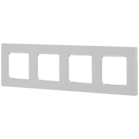 рамка 4 поста ЭРА серия 12 Классик белый