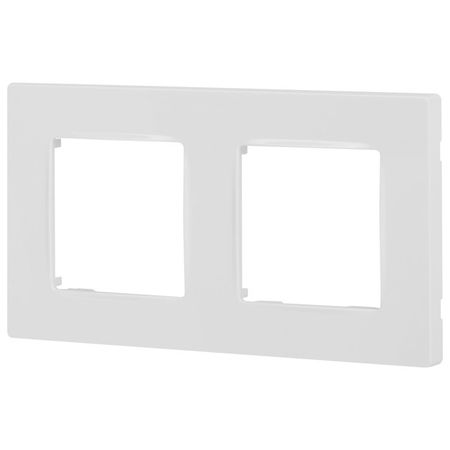 рамка 2 поста ЭРА серия 12 Классик белый