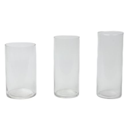 набор ваз TODELIA Эмилия 3шт стекло прозрачный