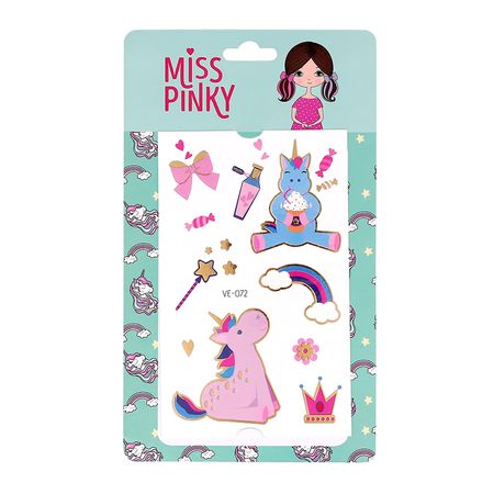 Татуировки переводные MISS PINKY 12 x 7,5 см хорватия путеводитель карта 4 е изд испр и доп
