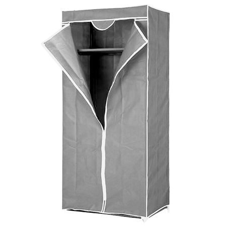 вешалка-гардероб с чехлом 700х450х1550мм серый анушка риз умный гардероб практикум