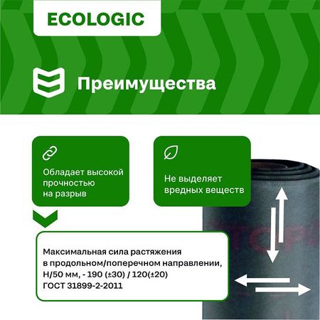 мембрана гидропароизоляционная  C ECO IZOWAY 70м2