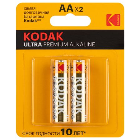 батарейка KODAK Ultra Premium LR06 AA блистер 2шт
