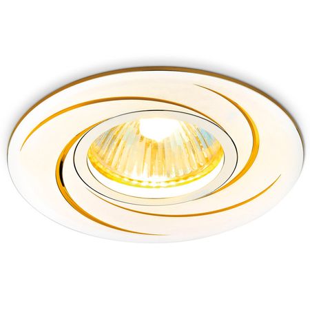 светильник встраиваемый AMBRELLA Organic Spot MR16 алюминий/золото