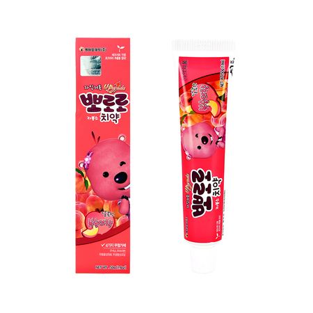 Паста зубная PORORO детская со вкусом персика от 2 до 6 лет 50 г