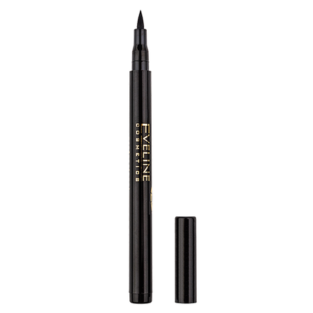 Подводка-фломастер для глаз EVELINE ART PROFESSIONAL MAKE-UP водостойкая черная
