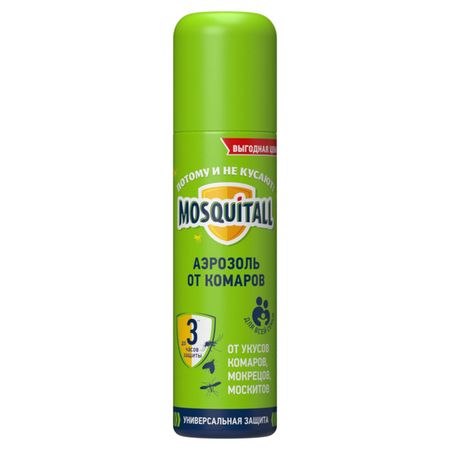 аэрозоль MOSQUITALL Универсальная защита от комаров 150мл
