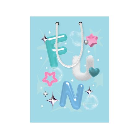 Сумка бумажная FUN MOOD в ассортименте m папка на молнии yoi japan mood с расширением a4 в ассортименте