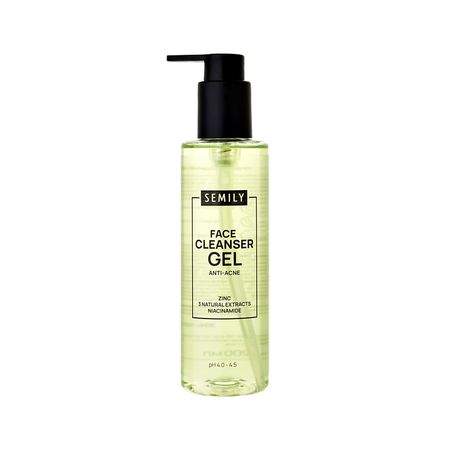 Гель для умывания SEMILY ANTI-ACNE себорегулирующий с ниацинамидом и цинком 200 мл