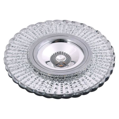 светильник встраиваемый DE FRAN Классика GU5.3 зеркальный прозрачный