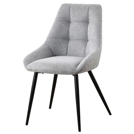 стул ДАНСОН 505х850х850мм рогожка серый