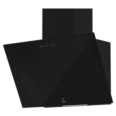 вытяжка LEX MOZA 450 BLACK 45см 650куб стекло чёрный