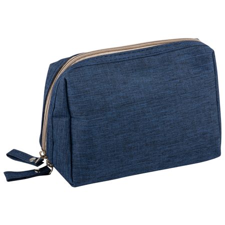 косметичка 17x12x8см 5карманов на молнии, полиэстер синий пенал косметичка brawl stars белая полиэстер на молнии 204 105 мм