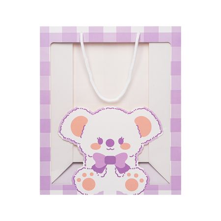 Сумка бумажная FUN with window VIOLET в ассортименте l бумажная скульптура