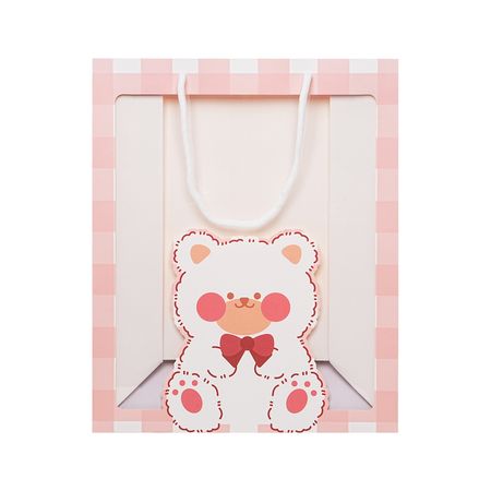 Сумка бумажная FUN with window PINK в ассортименте l бумажная скульптура