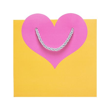 Сумка бумажная FUN HEARTS в ассортименте s бумажная скульптура