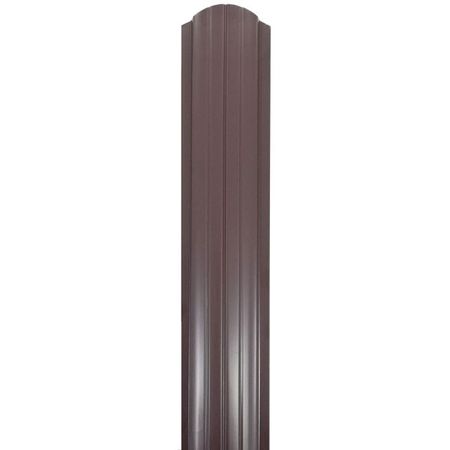 штакетник двухсторонний 1800х105 мм кориченвый методы возведения железобетонных куполов