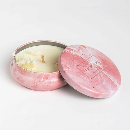 Свеча БОГАТСТВО АРОМАТА Свеча ароматическая из соевого воска с сухоцветом 