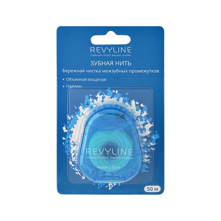 Нить зубная REVYLINE вощеная голубая 50 м олег алексеевич арин я и моя жена агенты цру