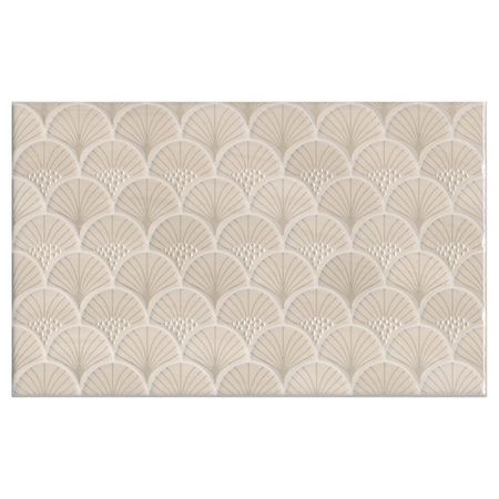 декор настенный Kerama Marazzi Сияние 25х40 см бежевый