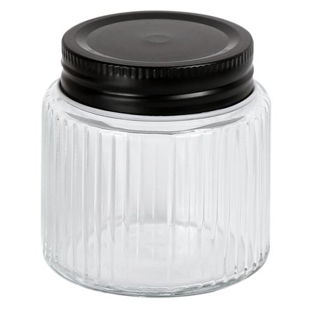 банка для продуктов ESPRADO Faceta 0,12л круглая стекло, нерж.сталь