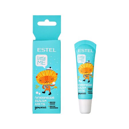 Бальзам для губ ESTEL LITTLE ME масло какао, масло облепихи гигиенический детский 3+ 10 мл