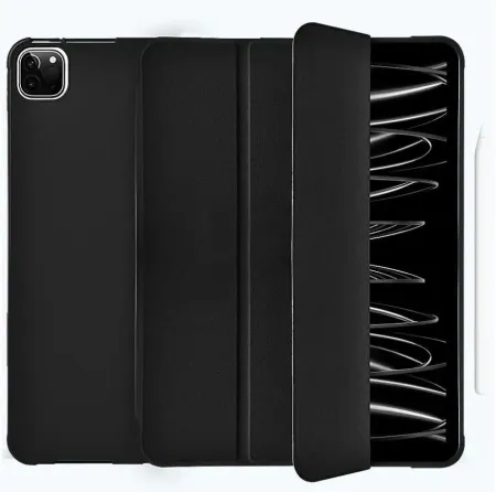 Чехол-книжка WIWU Classic II Case для Apple iPad Pro 13 (2024) (полиуретан с подставкой) (GF-02) (черный)