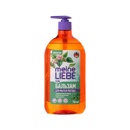 Гель-бальзам для мытья посуды MEINE LIEBE Свежая Мелисса концентрат 750 мл