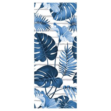 настенная плитка Флорис B54672 25х50 см синяя