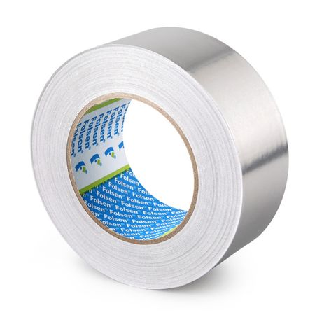лента алюминиевая FOLSEN 38ммx50м высокотемпературная (до 150°C), арт.074253