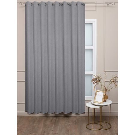 штора портьерная на люверсах AMORE MIO блэкаут 200х260см серая блэкаут психотерапии в диалогах