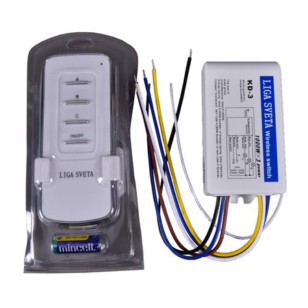 пульт управления LIGA SVETA 3 канала 220В 1000Вт на канал
