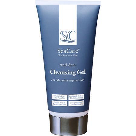 Гель для умывания SEACARE Очищающий Анти-Акне Гель для умывания лица от прыщей и угрей с Акнацидол и Эвермат