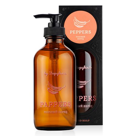 Мыло жидкое РЕЗУЛЬТАТ.ПРО Парфюмированное крем-мыло жидкое Розовый перец PEPPERS