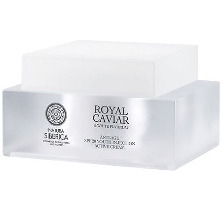 Крем для лица NATURA SIBERICA Крем для лица пептидный Инъекция молодости ROYAL CAVIAR SPF20 anti-age