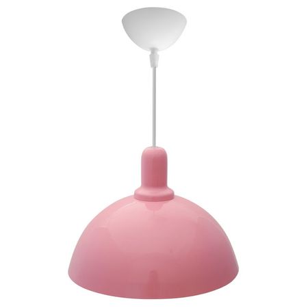 светильник подвесной APEYRON Е27 40Вт 230В розовый шнур белый 600мм крепление на крючок 250х110мм
