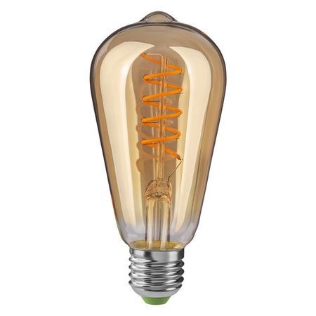 светодиодная лампа ОНЛАЙТ Ретро Золотистая 4Вт Е27 180Лм 2500К ST64