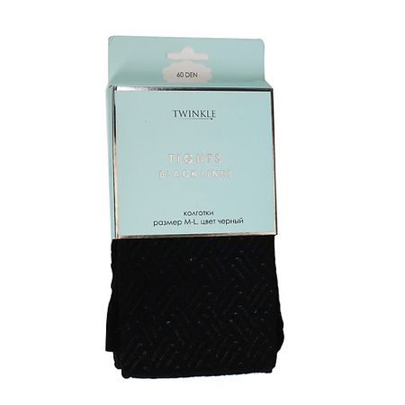 Колготки TWINKLE Колготки 60 DEN размер S-M, цвет черный LINES пакет а5 23 18 10 golden lines нейтр бум мат ламинат