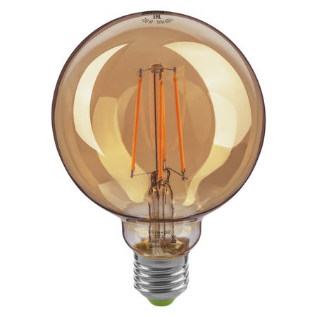 светодиодная лампа ОНЛАЙТ Ретро Золотистая 8Вт Е27 810Лм 2700К G95