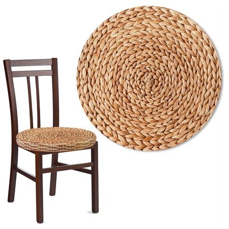 сиденье для стула Косичка диам.40см бежевое, арт.СТ-38 Косичка тесьма джут косичка 4 см х 2 м