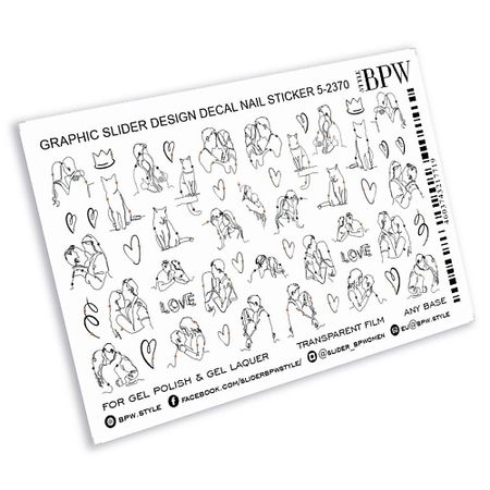 Слайдеры BPW.STYLE Слайдер-дизайн Линии пары и кошки