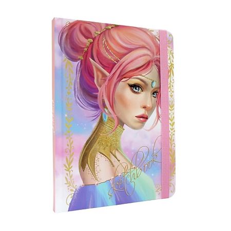 Блокнот ПРОФ-ПРЕСС Блокнот Девушка эльф, А5, без разметки
