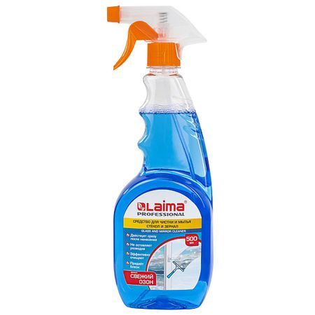 Средство для мытья стекол и зеркал LAIMA Средство для мытья стекол и зеркал Свежий озон