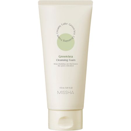 Пенка для умывания MISSHA Пенка для умывания Creamy Latte с зеленым чаем