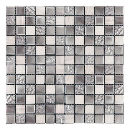 мозаика Natural HTC-209-23 29,8х29,8 см серебристо-серая