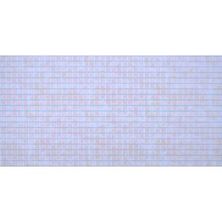 панель ПВХ Регул Декопан Мозаика Вуаль голубая голубая 957 х480х0,4 мм
