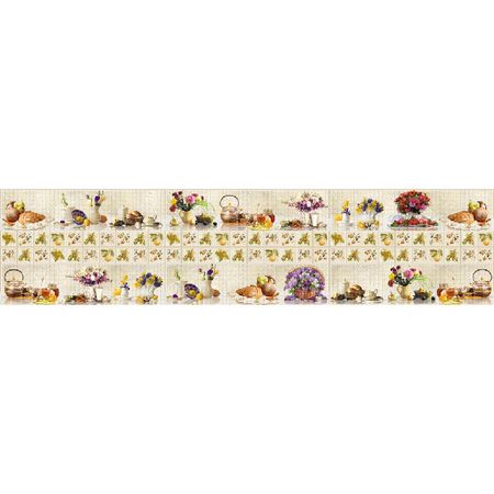 комплект панно ПВХ Регул Панно Деревенский натюрморт белый 922х645х0,6 мм 3 шт картина для раскрашивания по номерам панно леопард 30x50 см