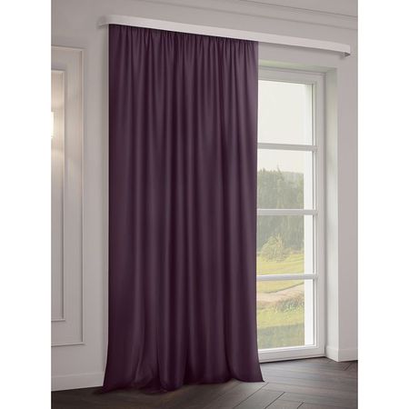 портьера блэкаут ТД Текстиль, 200х260 см, фиолетовая