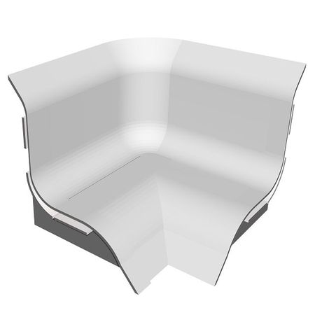 внутренний угол для плинтуса в ванную Grace белый 120 мм 1 шт