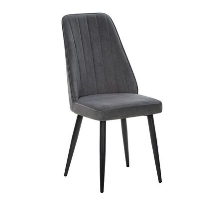 стул leset дрим, черный/серый